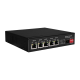 POE SWITCH 5 PORTER + 1 SFP KOMPATIBEL MED SOLCELLEPANEL