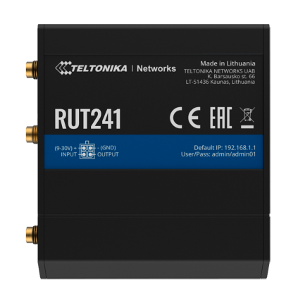 TELTONIKA RUT241 4G ROUTER 2 ETHERNET-PORTER