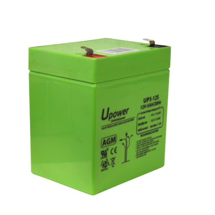 UPOWER OPPLADBART BATTERI 12V 5AH