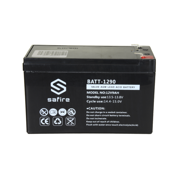 SAFIRE OPPLADBART BATTERI 12V 9AH