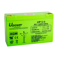 UPOWER OPPLADBART BATTERI 6V 12AH