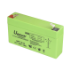 UPOWER OPPLADBART BATTERI 6V 1,3AH