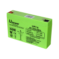 UPOWER OPPLADBART BATTERI 6V 7AH