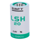 SAFT LSH20 LITIUMBATTERI 3,6V 13000MAH