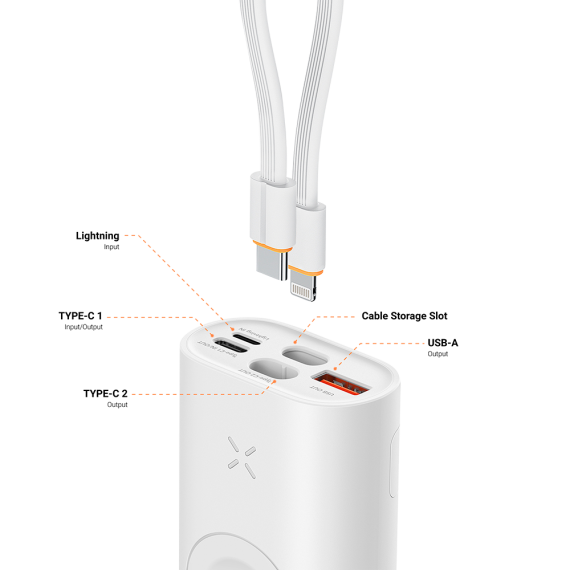 MINI TRÅDLØS POWERBANK 10.000 MAH