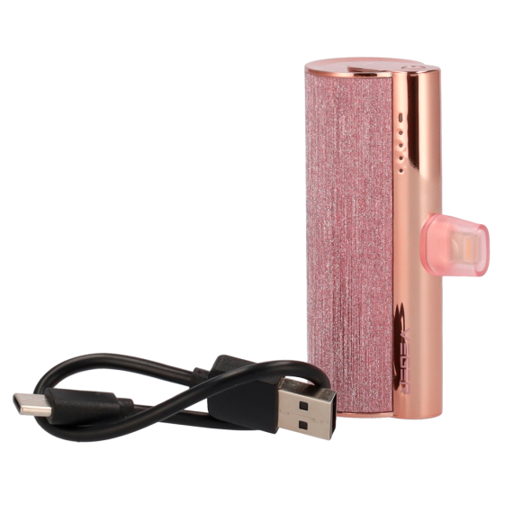 ROSA MINI POWERBANK LIGHTENING UTGANG