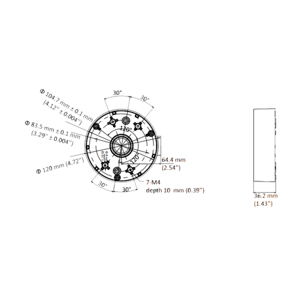 HIKVISION DS-1280ZJ-DM46-BLACK