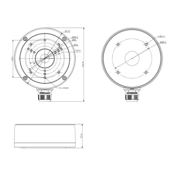 HIKVISION DS-1280ZJ-S-BLACK