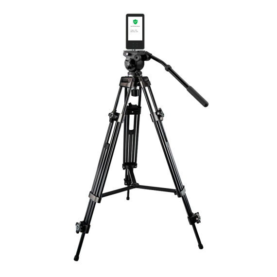 MARCA BLANCA GREENPASS-QR-TRIPOD